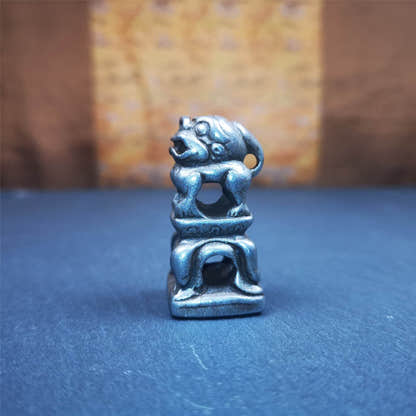 Snow Lion Seal,Kalachakra Pattern - Tibetan Buddhist art, view 7