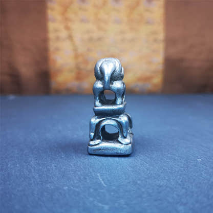 Snow Lion Seal,Kalachakra Pattern - Tibetan Buddhist art, view 8