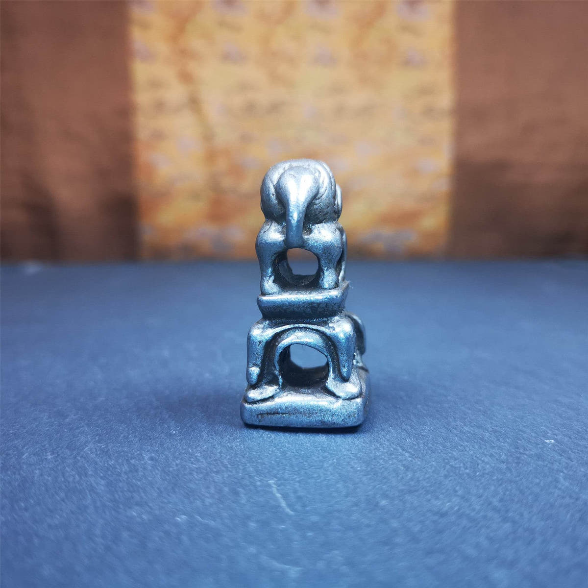 Snow Lion Seal,Kalachakra Pattern - Tibetan Buddhist art, view 8