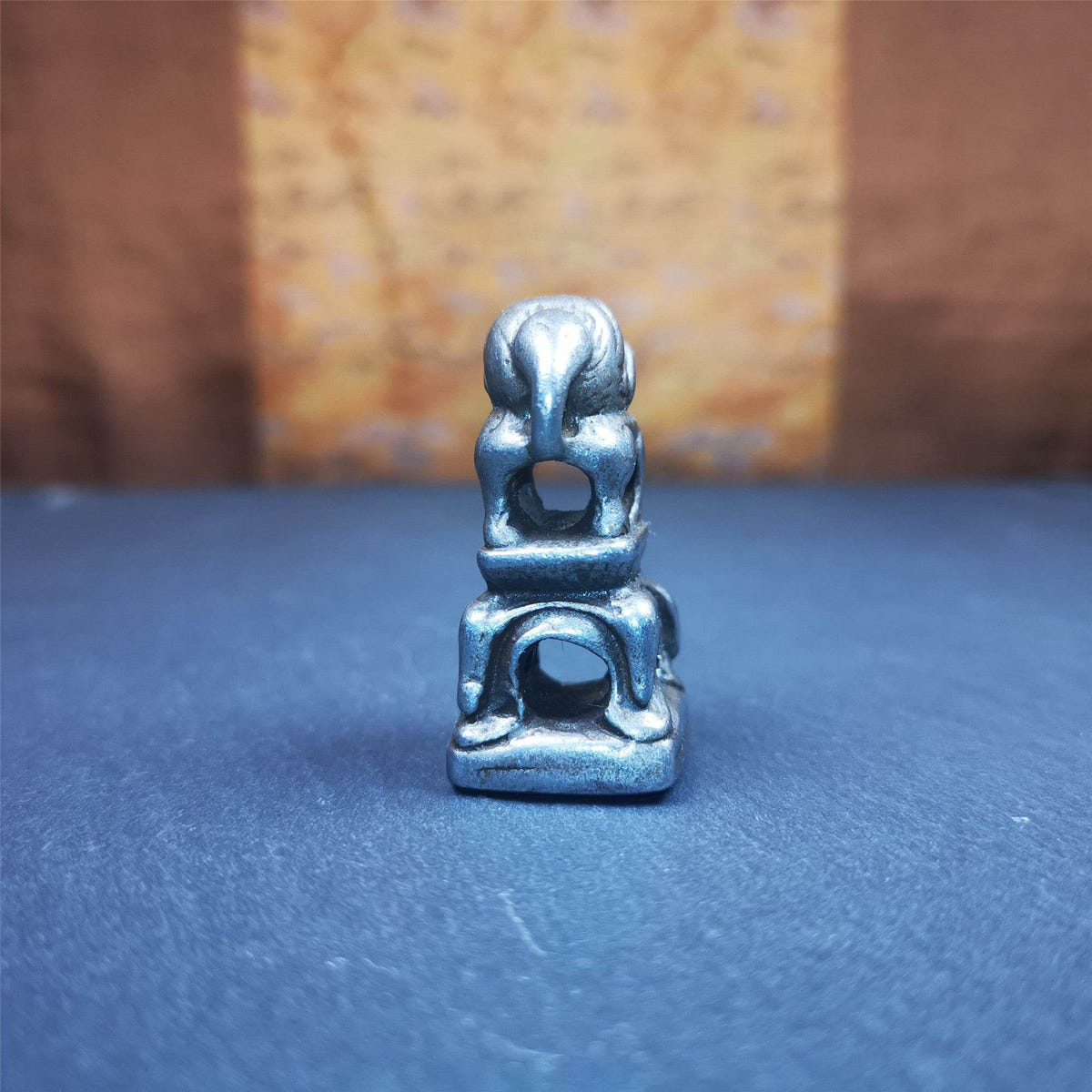 Snow Lion Seal,Kalachakra Pattern - Tibetan Buddhist art, view 8