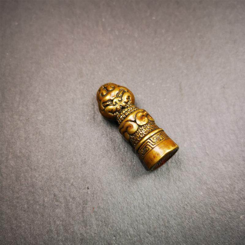 Snow Lion Seal,Lucky Knot Symbol - Tibetan Buddhist art, view 9
