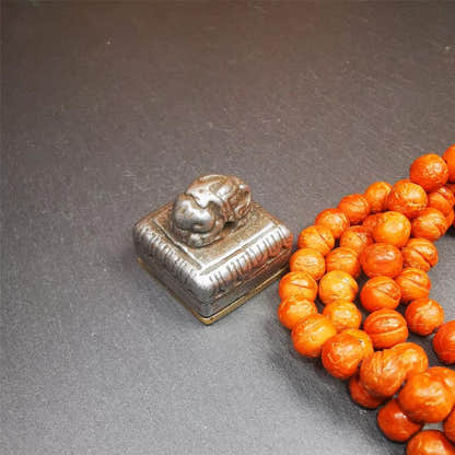 Shankha,Divine hConch Seal,1.18" - Tibetan Buddhist art, view 10