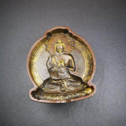 Maitreya,Ajita Tsa Tsa Mold - Tibetan tsa tsa mold, detailed view