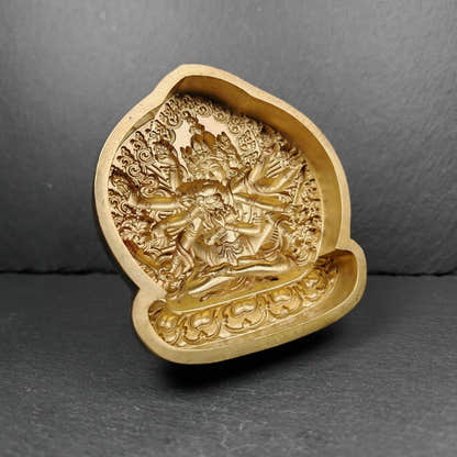 Guhyasamaja vajra Tsa Tsa Mold-11cm - Tibetan tsa tsa mold, view 5