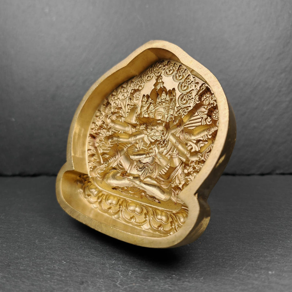 Guhyasamaja vajra Tsa Tsa Mold-11cm - Tibetan tsa tsa mold, view 6