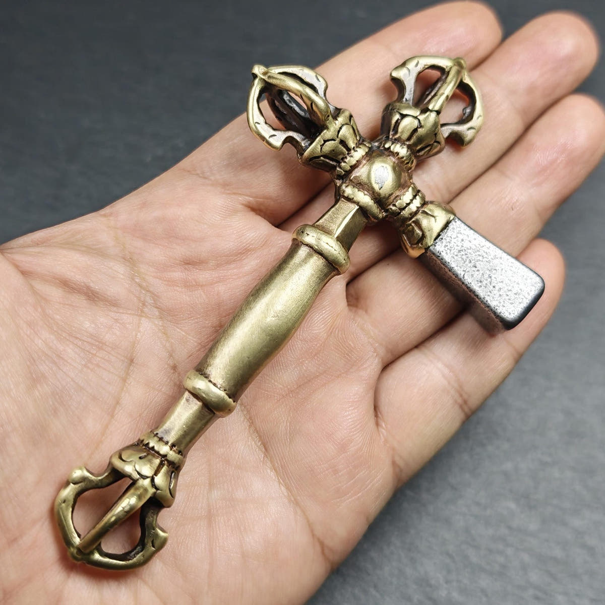 Vajra Hammer 5.1" - Tibetan Buddhist vajra, view 6