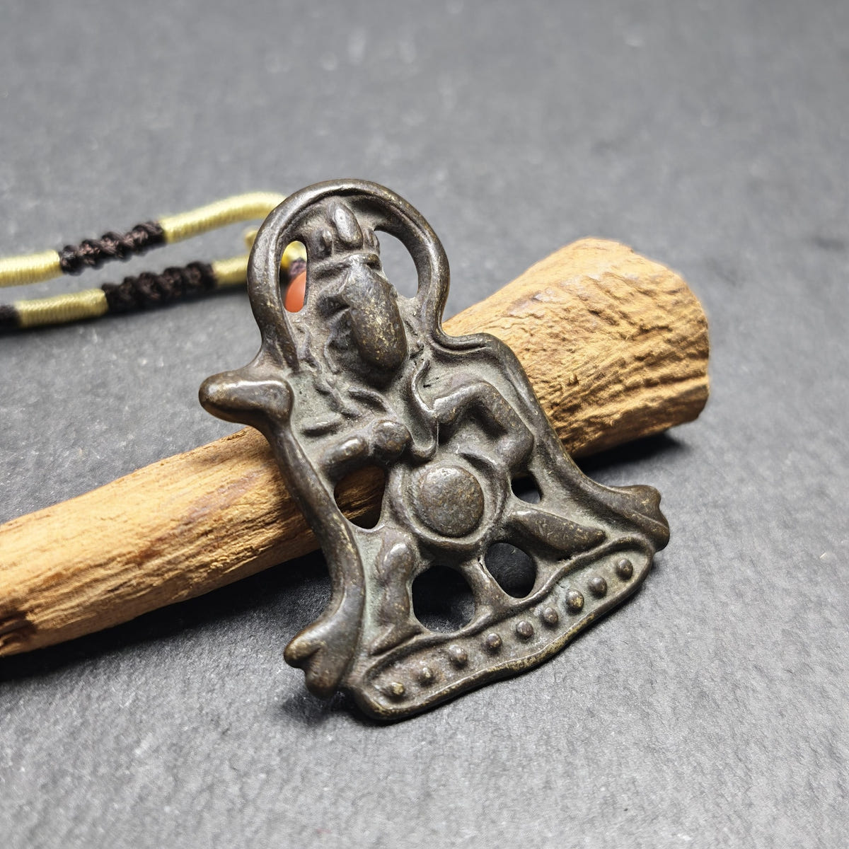 Vajrapani Amulet Pendant - Tibetan Buddhist amulet, view 7