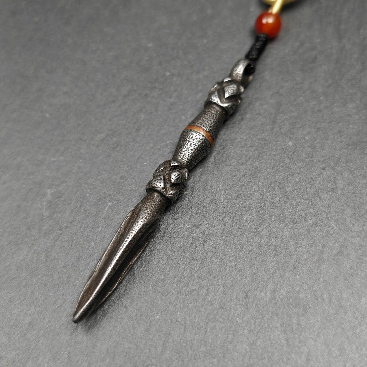 Authentic Tibetan Phurba Pendant Thokcha Amulet 70mm - Tibetan Buddhist amulet, view 7