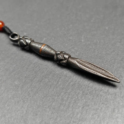 Authentic Tibetan Phurba Pendant Thokcha Amulet 70mm - Tibetan Buddhist amulet, view 5