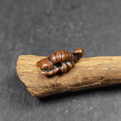Scorpion Guru Amulet of Padmasambhava - Tibetan Buddhist amulet, view 5