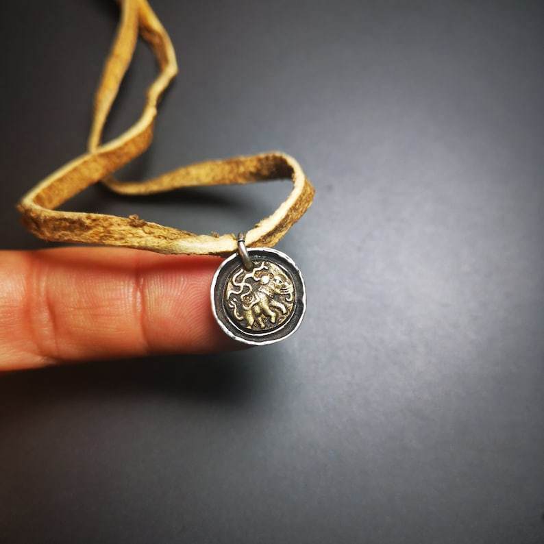 Buddhist Protective Pendant,Stupa,Pagoda,Buddhist Tower Amulet Badge,Sterling si - Tibetan Buddhist amulet, view 9