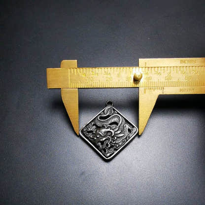 Amulet,Dragon -the Four Dignities - Tibetan Buddhist amulet, view 7
