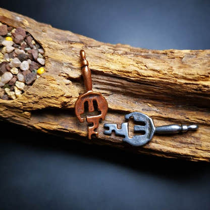 Amulet Pendant,The Key of Heart, Trantic Buddhism Dharma - Tibetan Buddhist amulet, view 4
