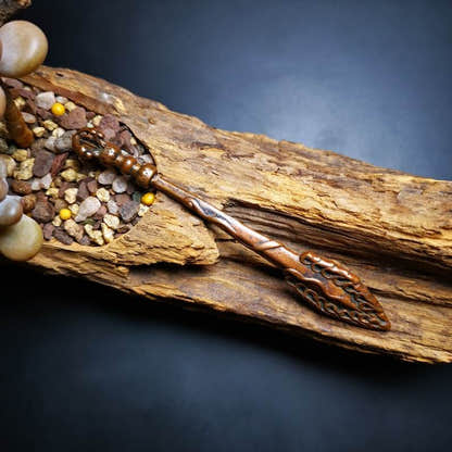 Manjusri Sword,The Vajra Sword of Discriminating Insight - Tibetan Buddhist vajra, close-up detail