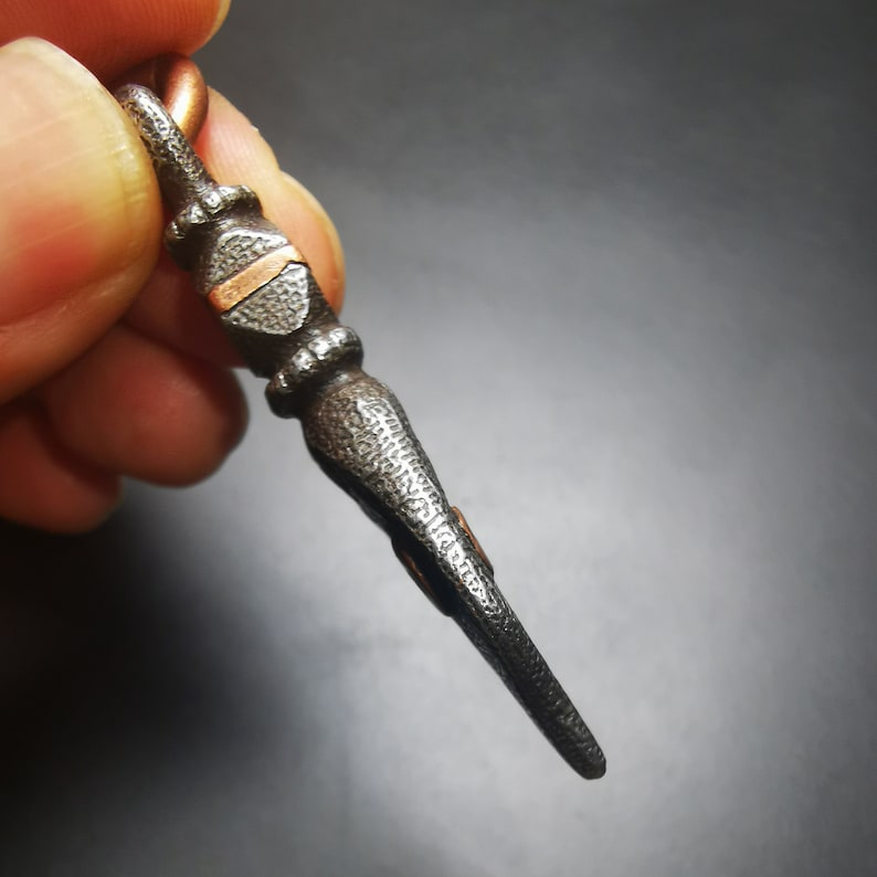 Amulet,Golden Fish, Symbolize Happiness.2.12" - Tibetan Buddhist amulet, view 5