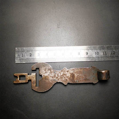 Tibetan Padlock, Old Door Lock - Tibetan Buddhist art, view 9
