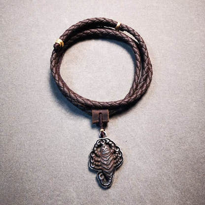 Amulet,Scorpion Guru of Padmasambhava - Tibetan Buddhist amulet, view 4