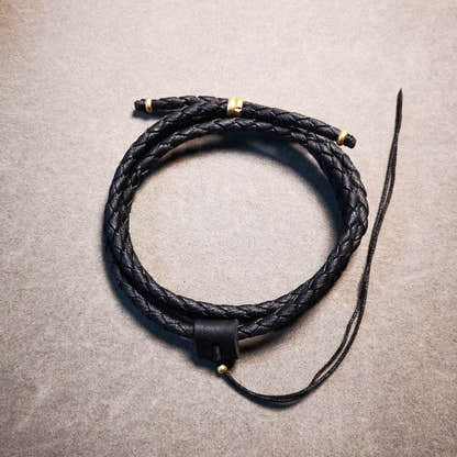 Handmade Leather Cord - Tibetan Buddhist art, view 7