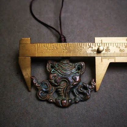Acient Shankha Divine Conch Badge,Tibetan Buddhist Protective Amulet Pendant,Mad - Tibetan Buddhist amulet, view 7