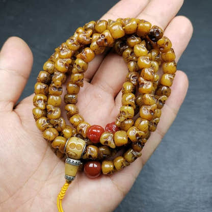 Yak Bone Kapala Mala,Prayer Beads - Tibetan Buddhist mala beads, view 5