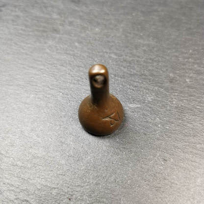 Old Stupa TsaTsa Mold Amulet, Prayer Beads Accessories - Tibetan tsa tsa mold, size reference