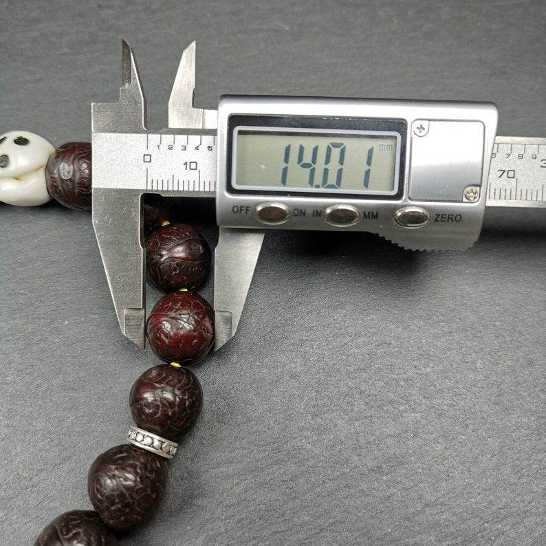 Handhold Wrist Mala, Old Bodhi Seed Beads Bracelet - Tibetan Buddhist mala beads, view 4