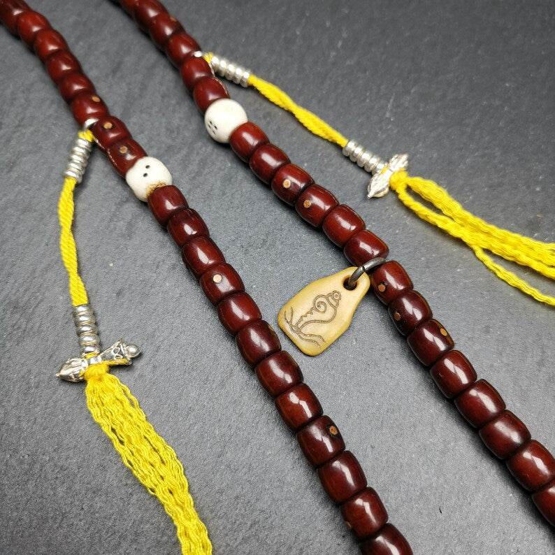 8mm 108 Mala Necklace,Prayer Beads - Tibetan Buddhist mala beads, view 6