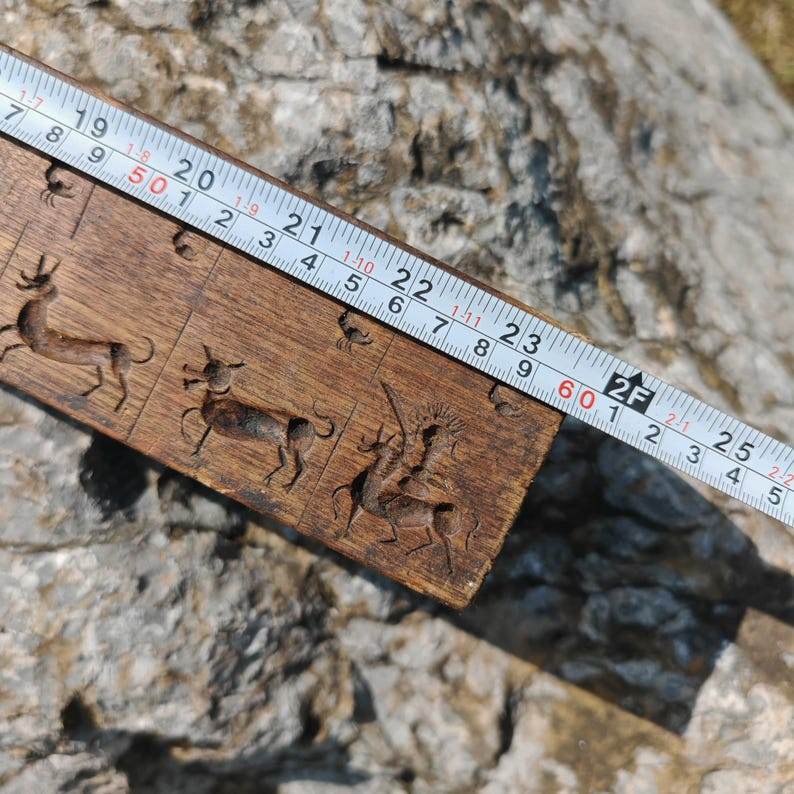 Zanpar Wooden Mold Stick - Tibetan Buddhist art, view 8