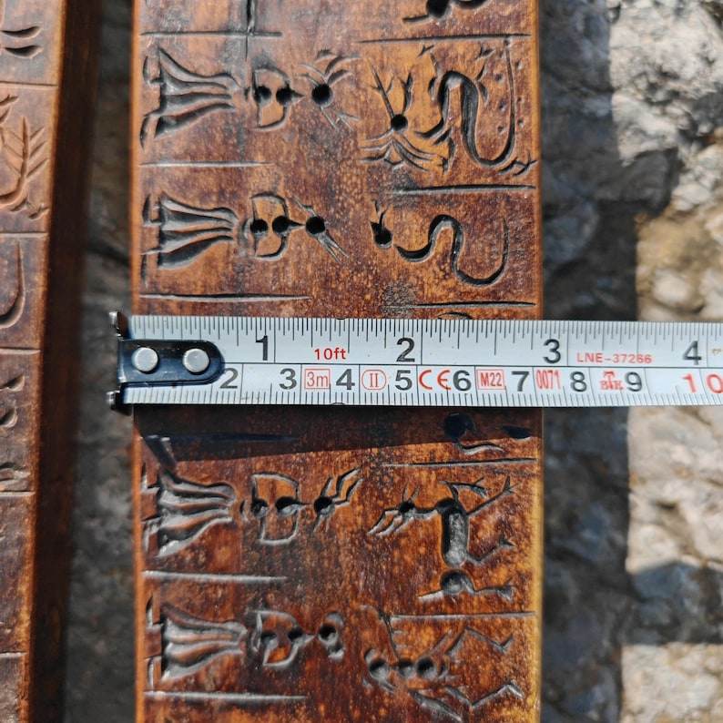 Buddhist Zanpar Wooden Mold Stick - Tibetan Buddhist art, view 9