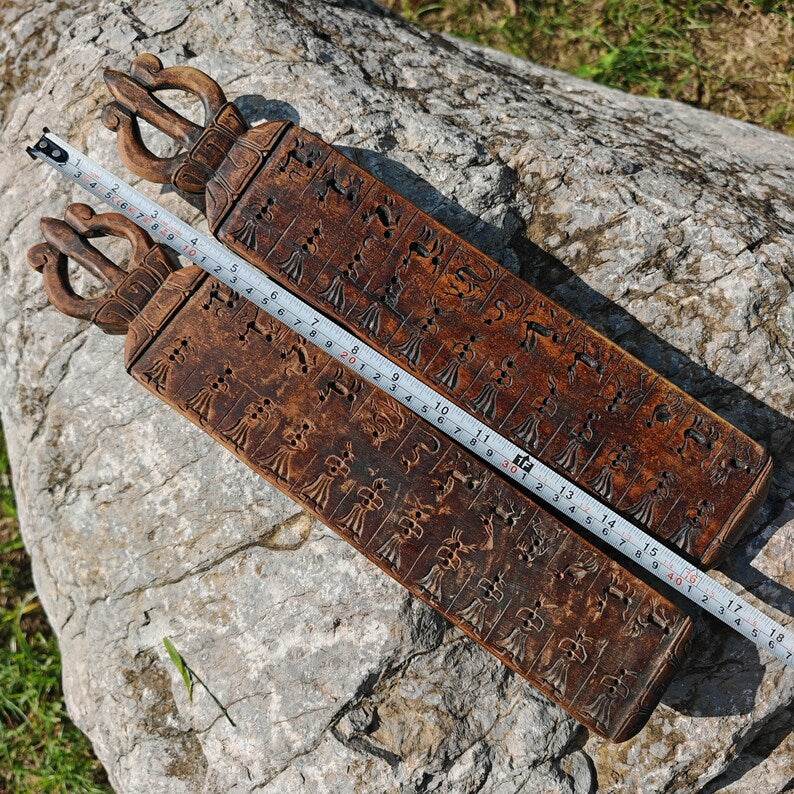 Buddhist Zanpar Wooden Mold Stick - Tibetan Buddhist art, view 8