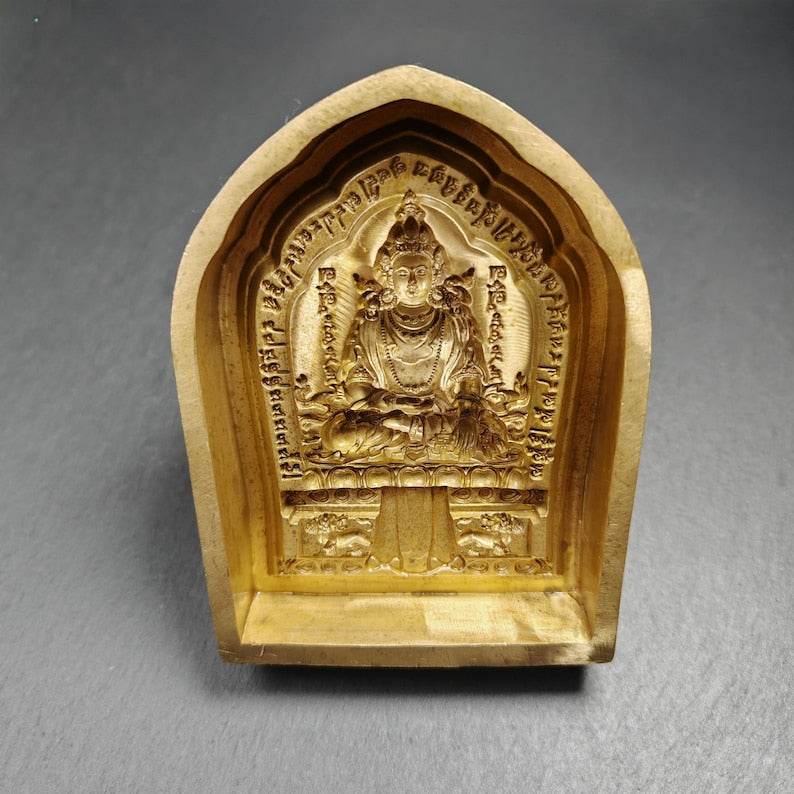 Shenrab Miwo Tsa Tsa Mold, 11cm Shenrab Miwoche - Tibetan tsa tsa mold, view 5