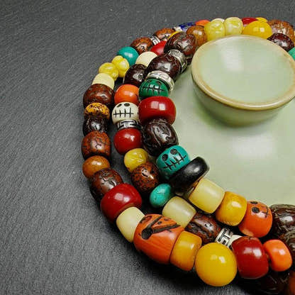 Mala Necklace - Prayer Beads,38cm Length - Tibetan Buddhist mala beads, view 6