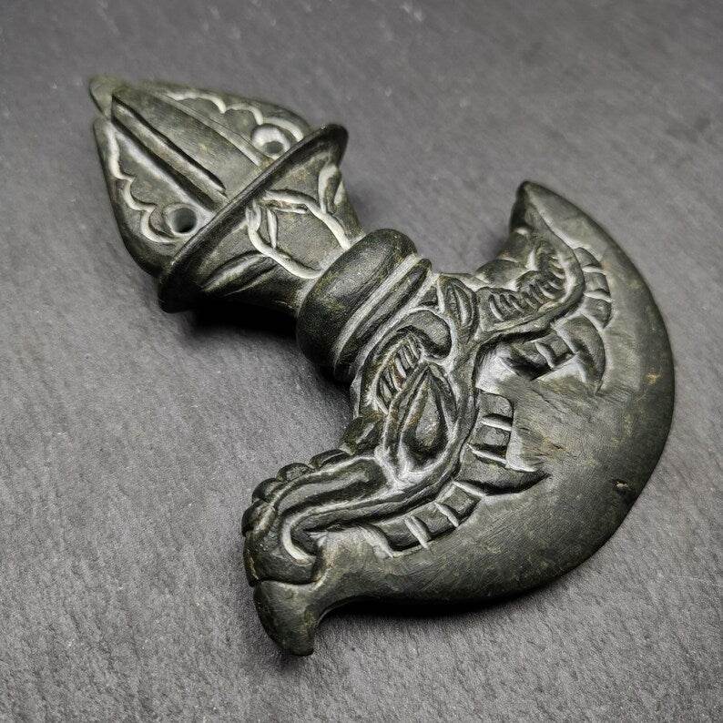 Kartika Knife of the Dakinis - Tibetan Buddhist art, close-up detail