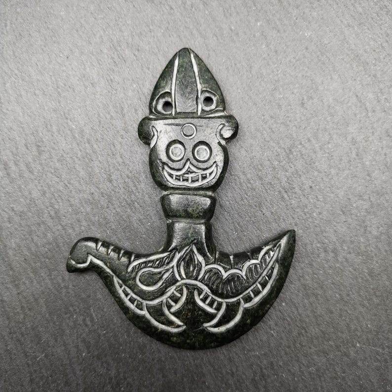 Kartika Knife of the Dakinis - Tibetan Buddhist art, close-up detail