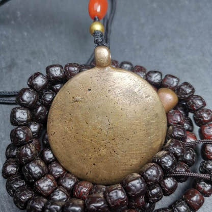 Calendar Amulet Sipaho Badge - Melong Mirror,45mm - Tibetan Buddhist amulet, view 4