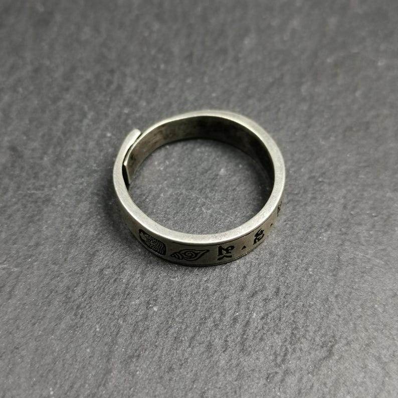 Silver Ring - Tibetan Buddhist art, view 9
