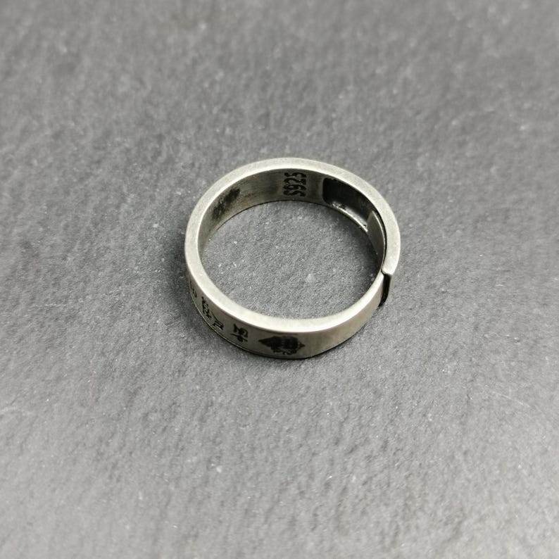 Silver Ring - Tibetan Buddhist art, view 8