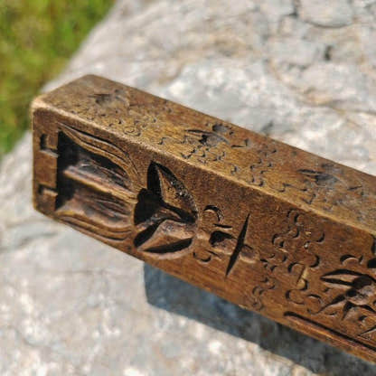 Zanpar Wooden Mold Stick - Tibetan Buddhist art, view 6