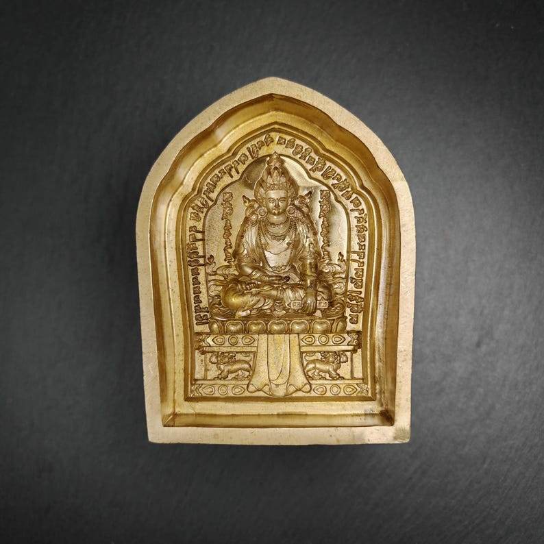 Shenrab Miwo Tsa Tsa Mold, 11cm Shenrab Miwoche - Tibetan tsa tsa mold, view 4