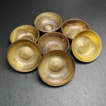 Water Offering Bowls 2.4" - Tibetan Buddhist art, view 8