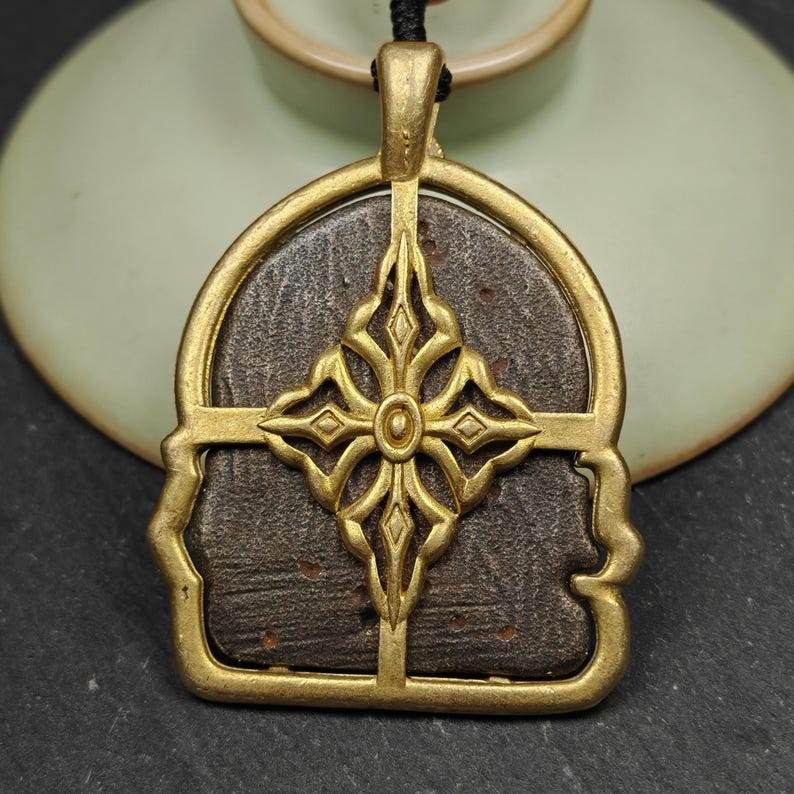 Drashi Lhamo Amulet, 52 - Tibetan Buddhist amulet, view 6