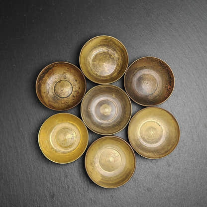 Water Offering Bowls 2.4" - Tibetan Buddhist art, view 5