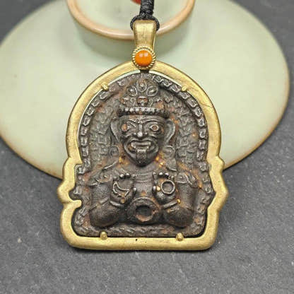 Drashi Lhamo Amulet, 52 - Tibetan Buddhist amulet, view 5