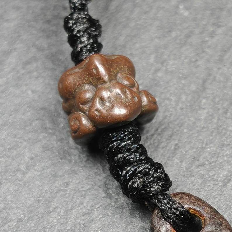 Old Phurba Amulet - Tibetan Ritual Kila Pendant - Tibetan Buddhist amulet, view 4