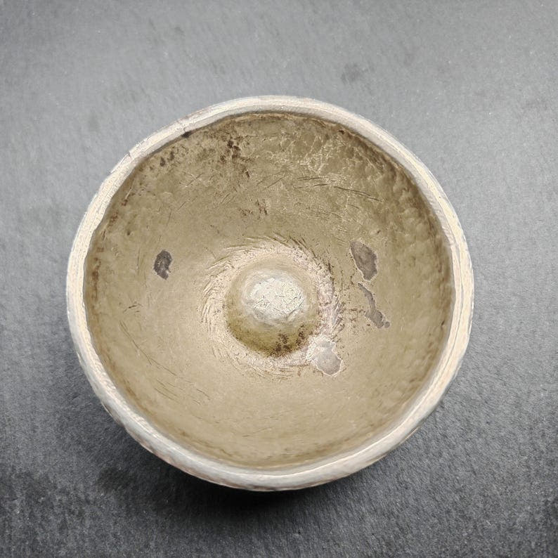 Old Silver Water Offering Bowls,87 - Tibetan Buddhist art, view 4