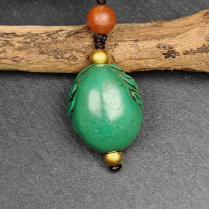 Old Turquoise Tibetan Scorpion Amulet,21 - Tibetan Buddhist amulet, view 4