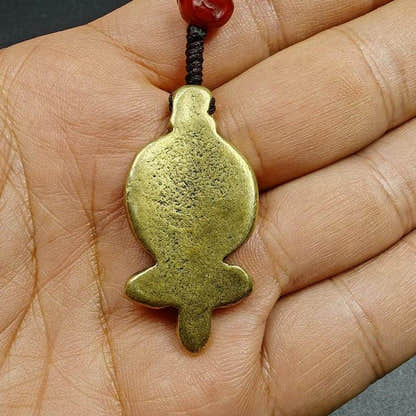 Tibetan Buddhism Amulet - Vajra Pendant with OM Symbol - Tibetan Buddhist amulet, view 6