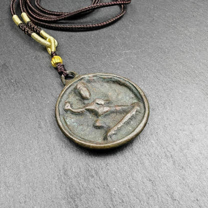 Handmade Thokcha Vajrapani Amulet Badge - Tibetan Buddhist amulet, view 4