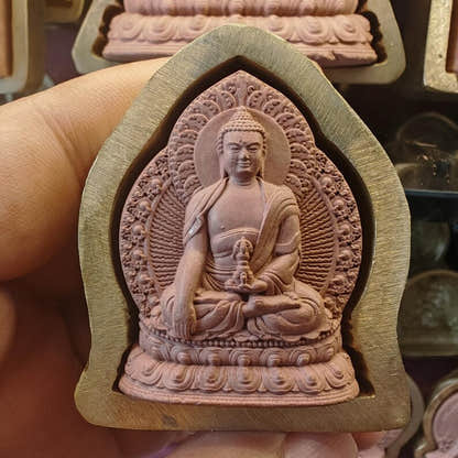 Akshobhya Tsa Tsa Mold - Tibetan tsa tsa mold, front view