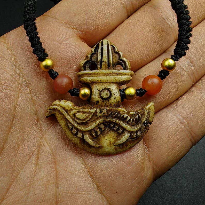 Tibetan Kapala Amulet - Tibetan Buddhist amulet, view 5